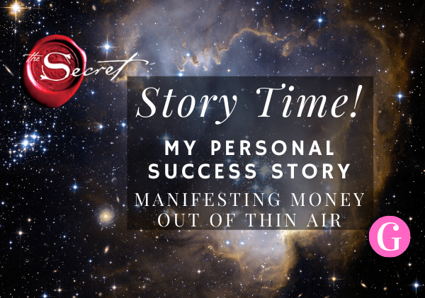 how i manifestested money out of thin air women glamifesting dream life